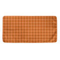 Halloween Tattersall Pattern Print Towel