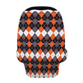 Halloween Themed Argyle Pattern Print Baby Seat Cover