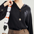 Halloween Themed Argyle Pattern Print Bag Strap