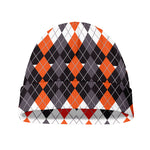 Halloween Themed Argyle Pattern Print Beanie