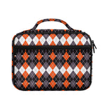Halloween Themed Argyle Pattern Print Briefcase Bible Bag