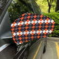 Halloween Themed Argyle Pattern Print Car Side Mirror Covers