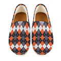 Halloween Themed Argyle Pattern Print Casual Shoes