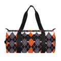 Halloween Themed Argyle Pattern Print Gym Bag