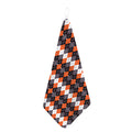 Halloween Themed Argyle Pattern Print Hand Towel