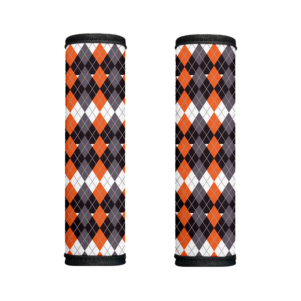 Halloween Themed Argyle Pattern Print Handle Covers