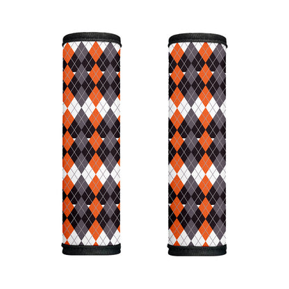 Halloween Themed Argyle Pattern Print Handle Covers