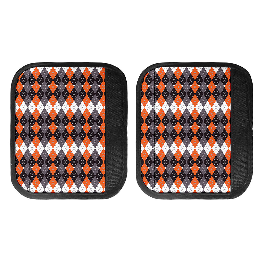 Halloween Themed Argyle Pattern Print Handle Covers