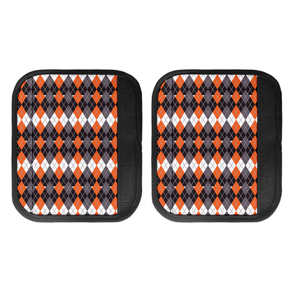 Halloween Themed Argyle Pattern Print Handle Covers