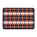 Halloween Themed Argyle Pattern Print Kitchen Mat