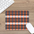 Halloween Themed Argyle Pattern Print Mouse Pad
