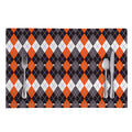 Halloween Themed Argyle Pattern Print Placemat
