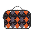 Halloween Themed Argyle Pattern Print Portable Lunch Bag