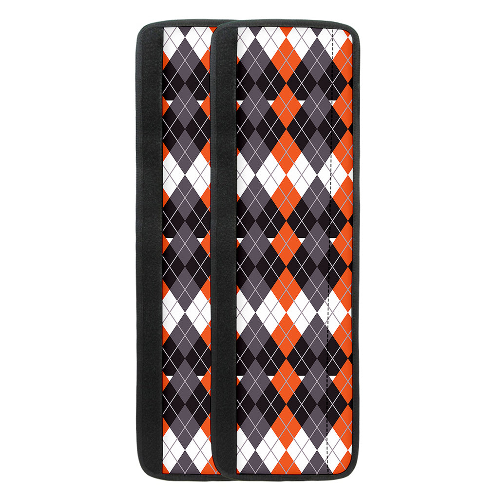 Halloween Themed Argyle Pattern Print Refrigerator Handle Covers