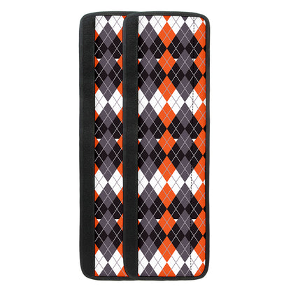 Halloween Themed Argyle Pattern Print Refrigerator Handle Covers