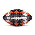 Halloween Themed Argyle Pattern Print Rugby Ball