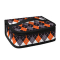 Halloween Themed Argyle Pattern Print Small Lunch Bag