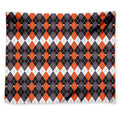 Halloween Themed Argyle Pattern Print Tapestry