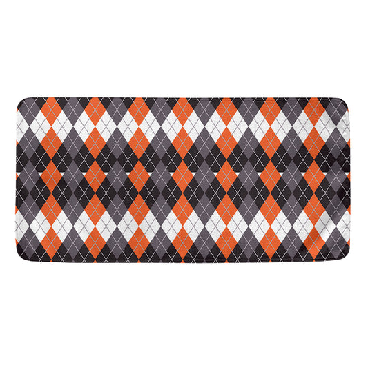 Halloween Themed Argyle Pattern Print Towel