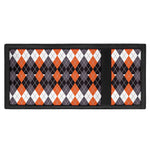 Halloween Themed Argyle Pattern Print Trifold Wallet