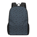 Halloween Vampire Bat Pattern Print 17 Inch Backpack