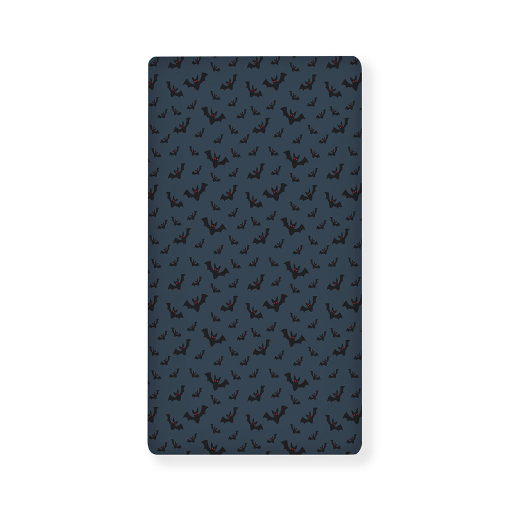 Halloween Vampire Bat Pattern Print Baby Crib Sheet