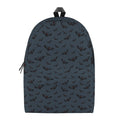 Halloween Vampire Bat Pattern Print School Backpack