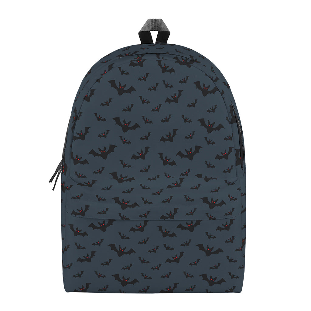 Halloween Vampire Bat Pattern Print Backpack