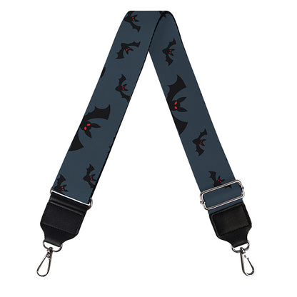 Halloween Vampire Bat Pattern Print Bag Strap