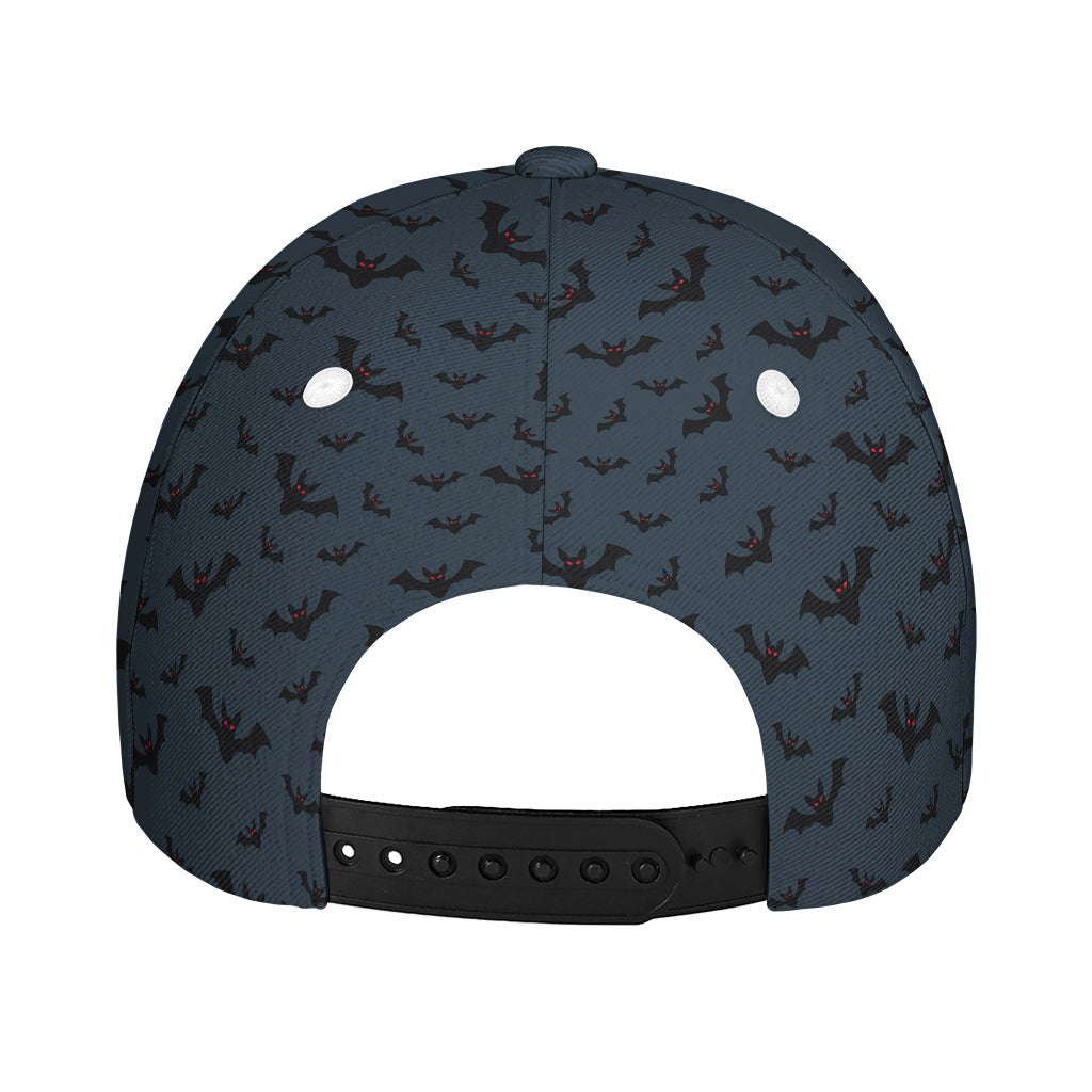 Halloween Vampire Bat Pattern Print Baseball Cap