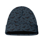 Halloween Vampire Bat Pattern Print Beanie