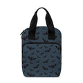 Halloween Vampire Bat Pattern Print Bible Tote Bag