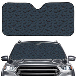 Halloween Vampire Bat Pattern Print Car Windshield Sun Shade