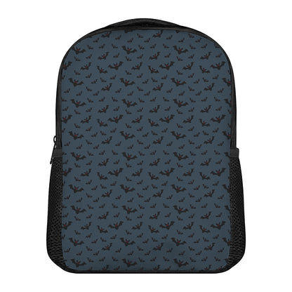 Halloween Vampire Bat Pattern Print Casual Backpack