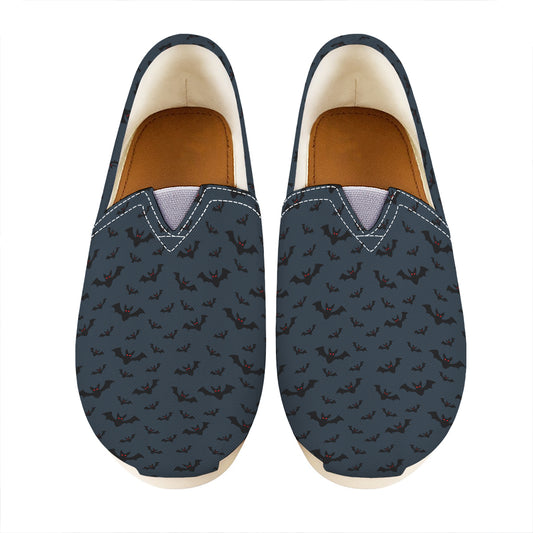 Halloween Vampire Bat Pattern Print Casual Shoes