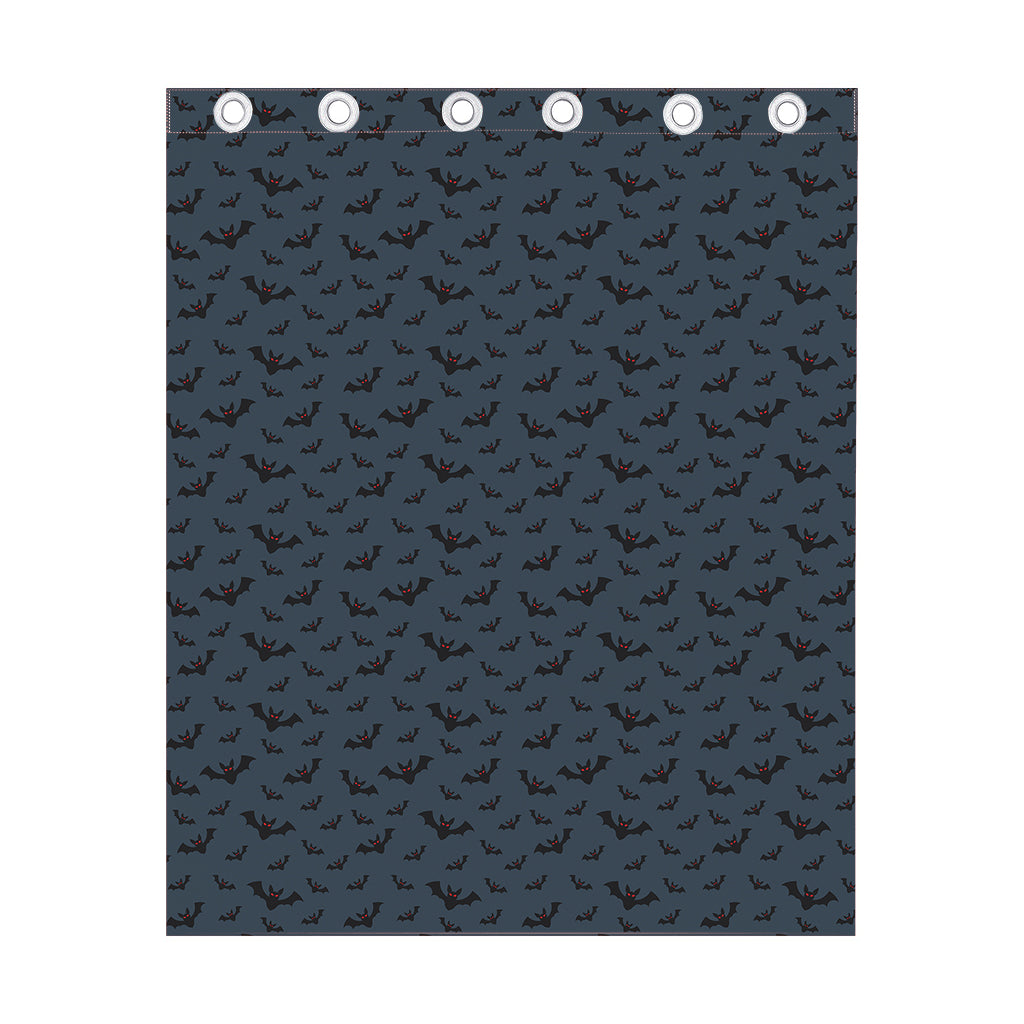 Halloween Vampire Bat Pattern Print Curtain