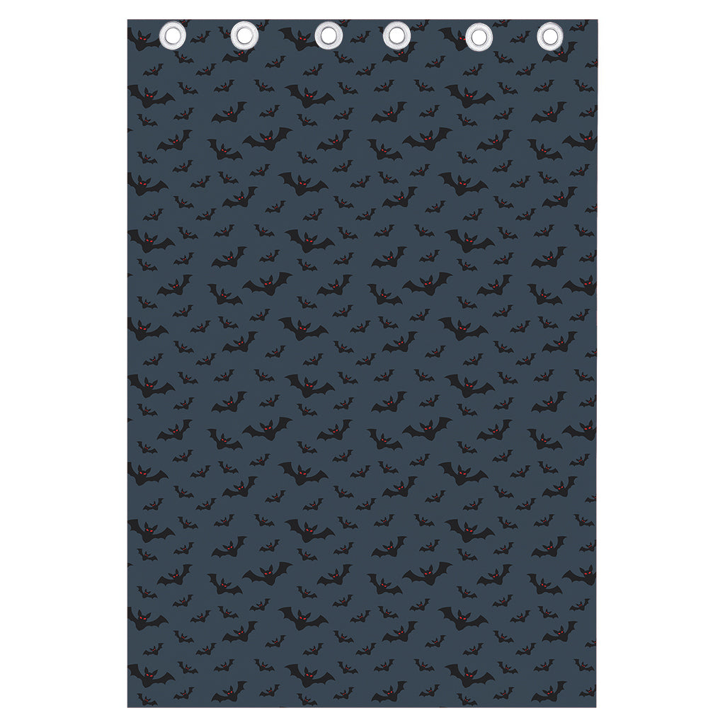 Halloween Vampire Bat Pattern Print Curtain