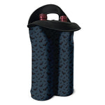 Halloween Vampire Bat Pattern Print Double Neoprene Wine Tote