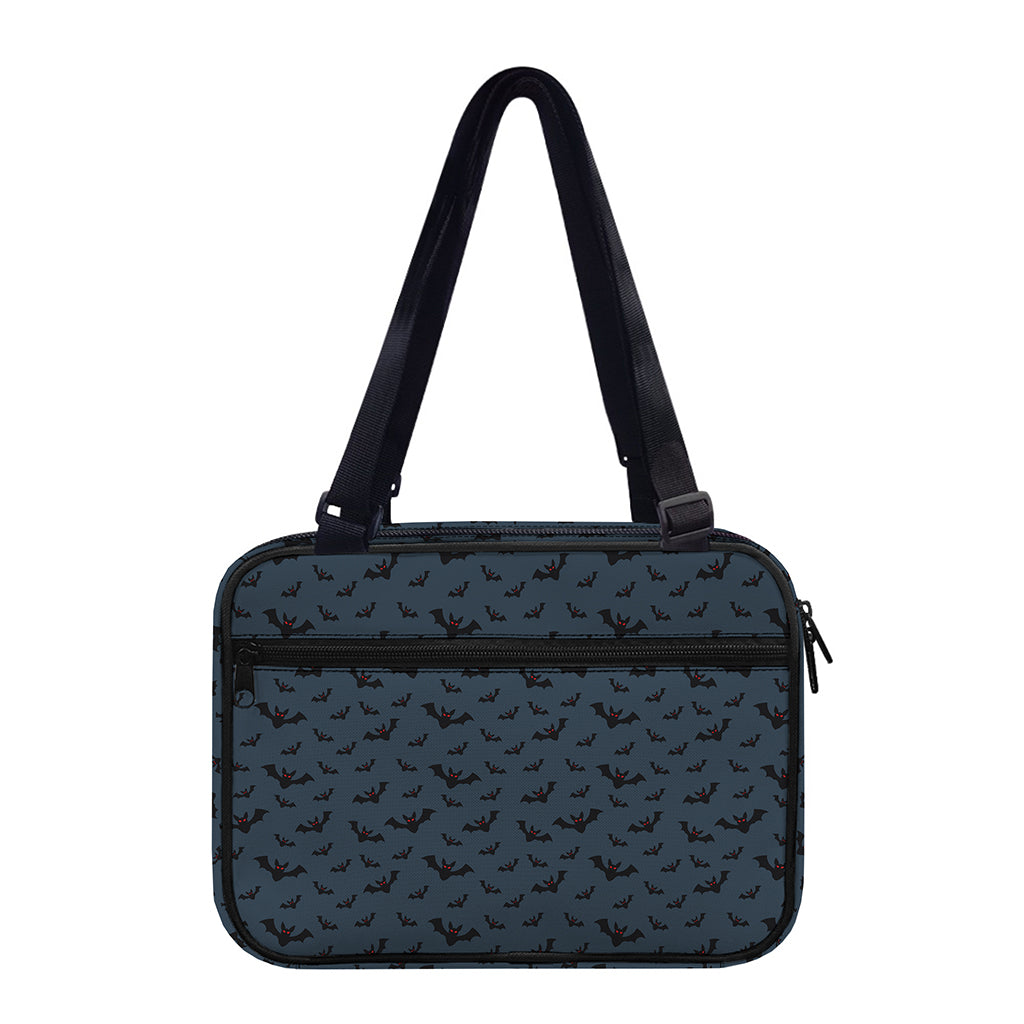 Halloween Vampire Bat Pattern Print Double Strap Bible Bag