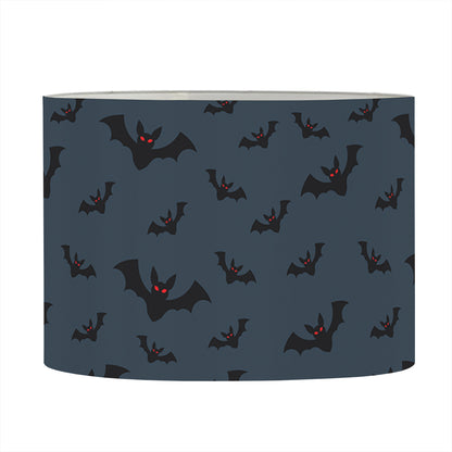 Halloween Vampire Bat Pattern Print Drum Lamp Shade