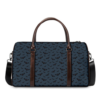 Halloween Vampire Bat Pattern Print Duffle Bag