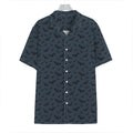 Halloween Vampire Bat Pattern Print Hawaiian Shirt