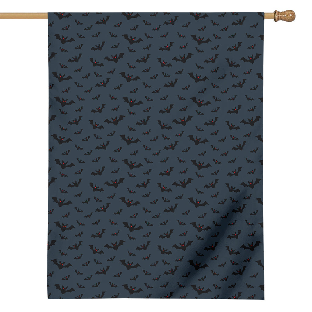 Halloween Vampire Bat Pattern Print House Flag