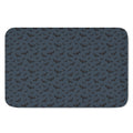Halloween Vampire Bat Pattern Print Indoor Door Mat