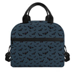Halloween Vampire Bat Pattern Print Insulated Lunch Bag