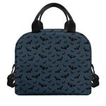 Halloween Vampire Bat Pattern Print Insulated Lunch Bag