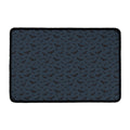 Halloween Vampire Bat Pattern Print Kitchen Mat