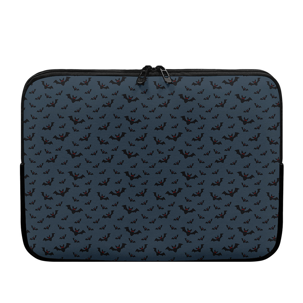 Halloween Vampire Bat Pattern Print Laptop Sleeve