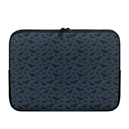 Halloween Vampire Bat Pattern Print Laptop Sleeve