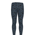 Halloween Vampire Bat Pattern Print Men's Leggings